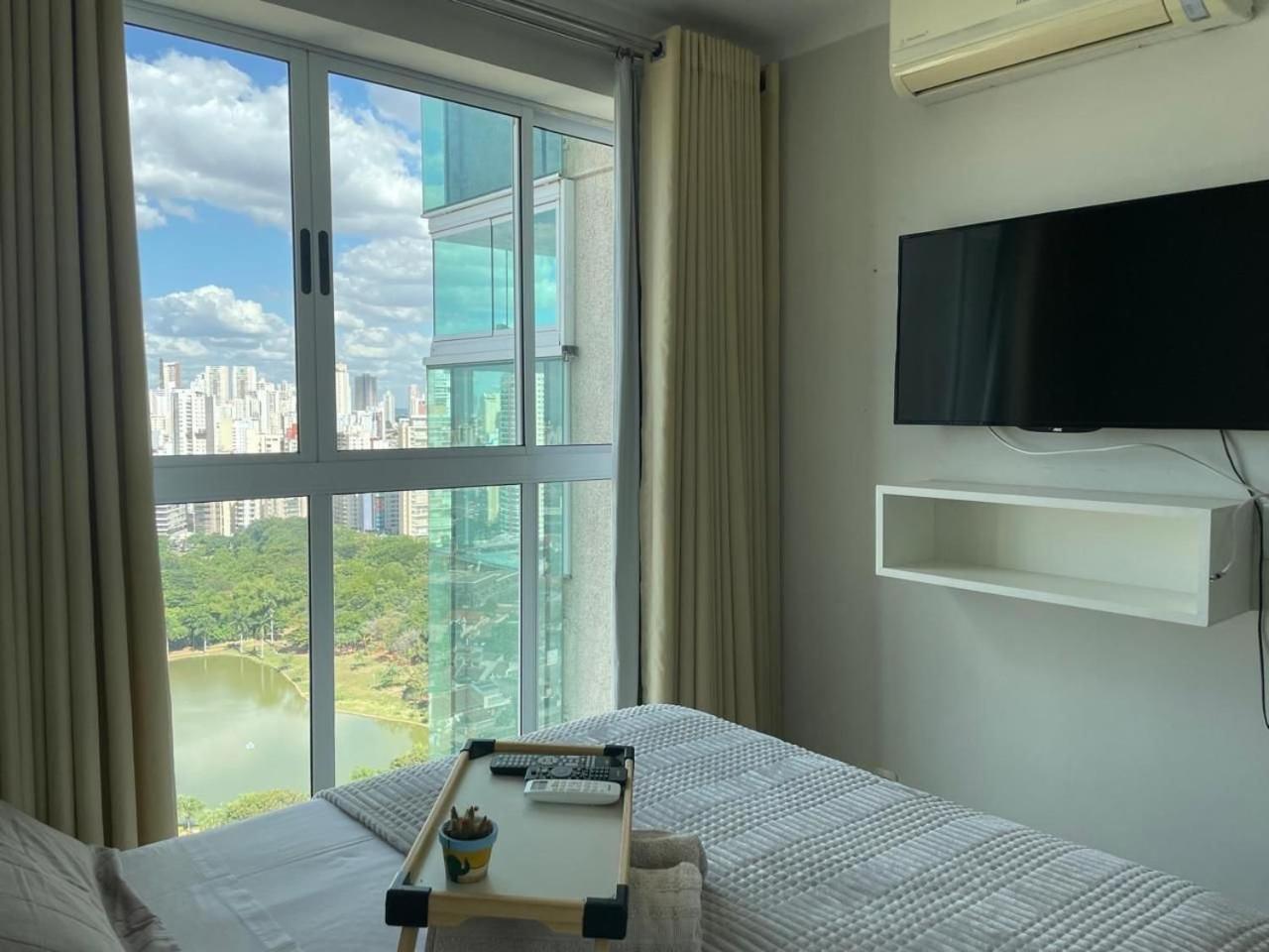 Moderno Flat Com Vista Para O Parque Vaca Brava Goiania Luaran gambar